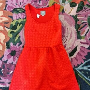 Maeve orange dress with ice cream pattern. Size: XS